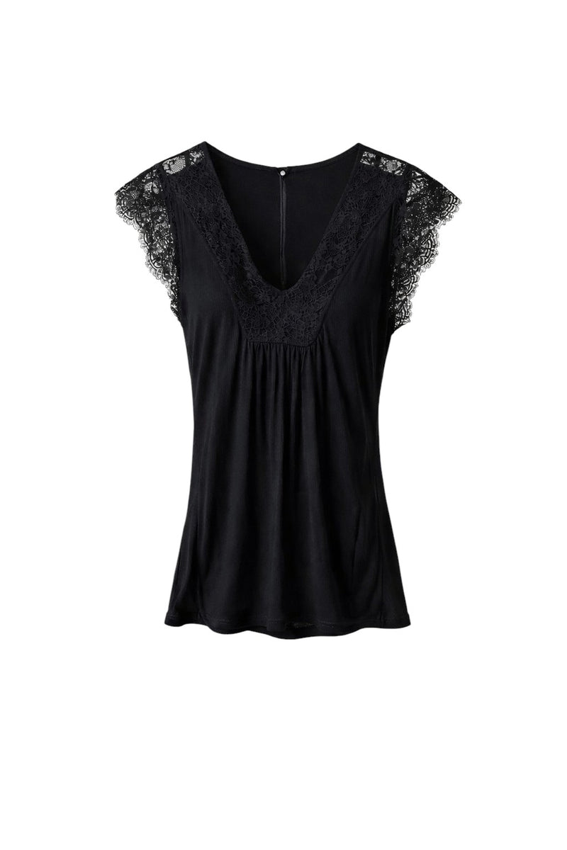 Silky Lace Sleeveless Top – JULI MEI